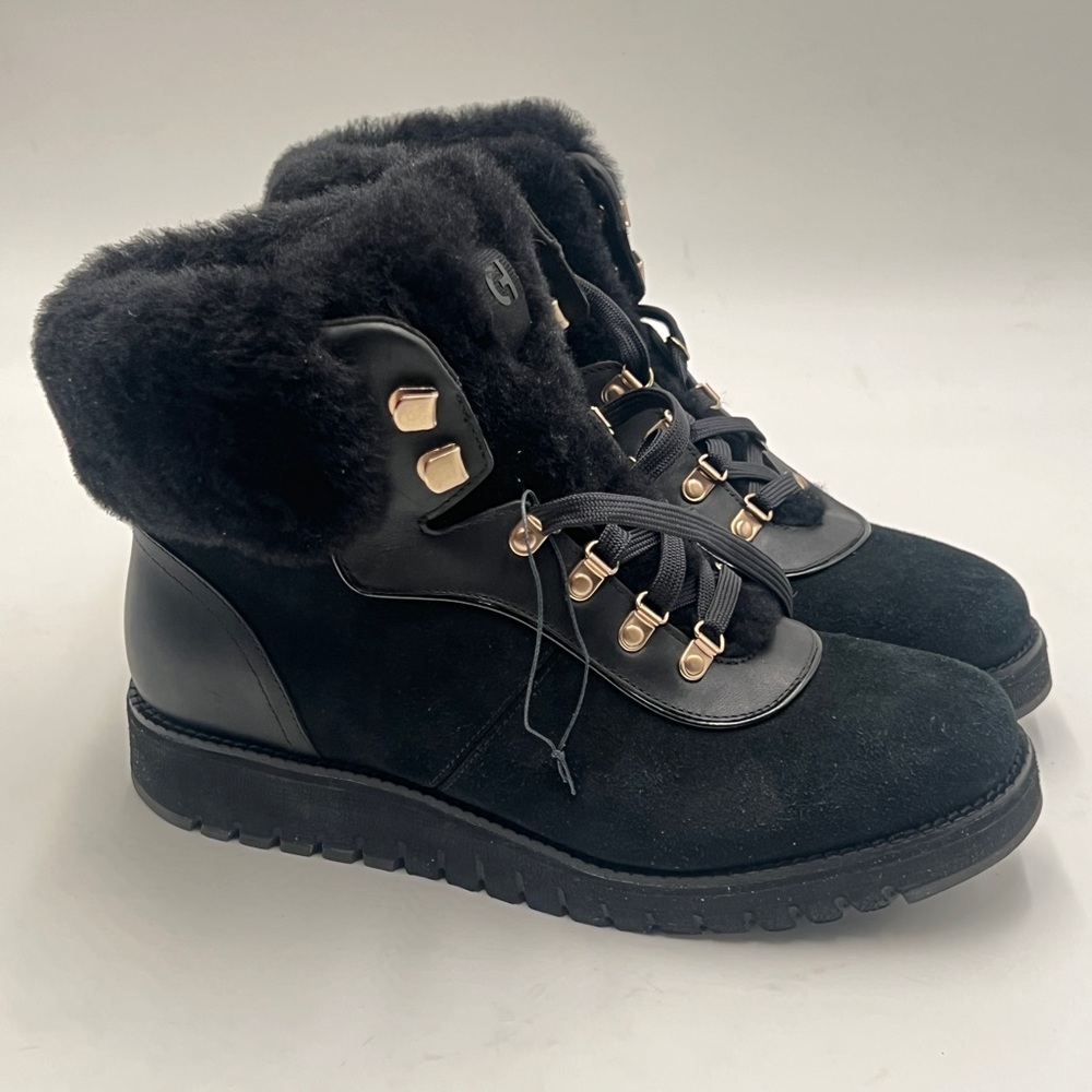 NWOT Cole Haan ZeroGrand Explore Upstate Waterproof Shearling Hiking Boots 9